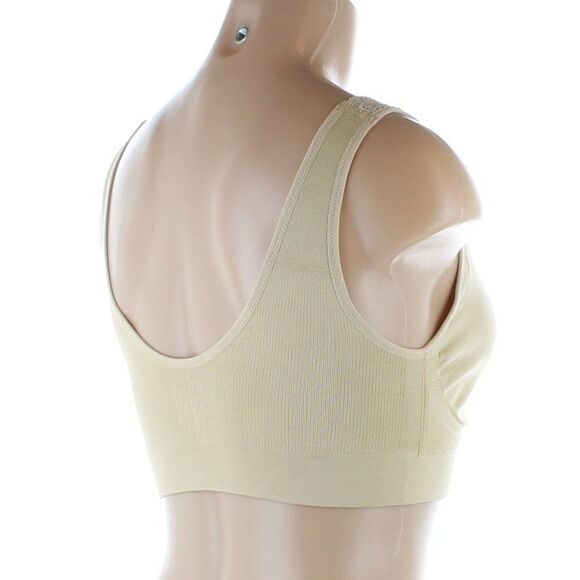 Breezies Lace Seamless Lounge Bra  - Nude - Picture 6 of 9